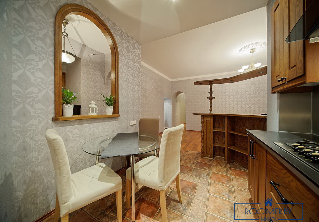 Квартира на сутки в Минске возле метро Институт Культуры кухня