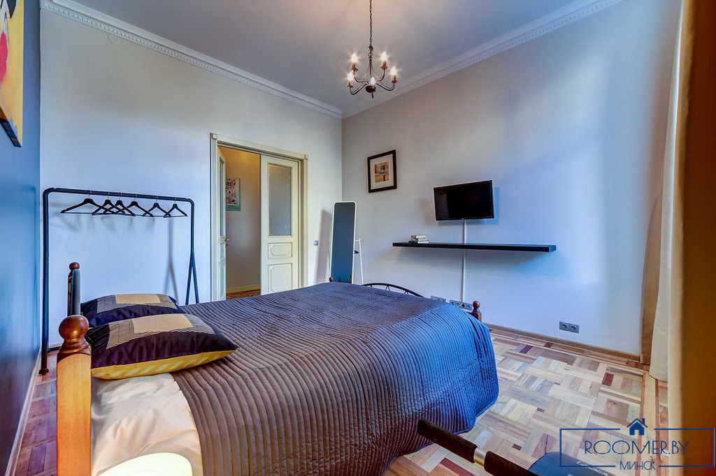 Квартира на сутки в Минске возле метро Институт Культуры спальня