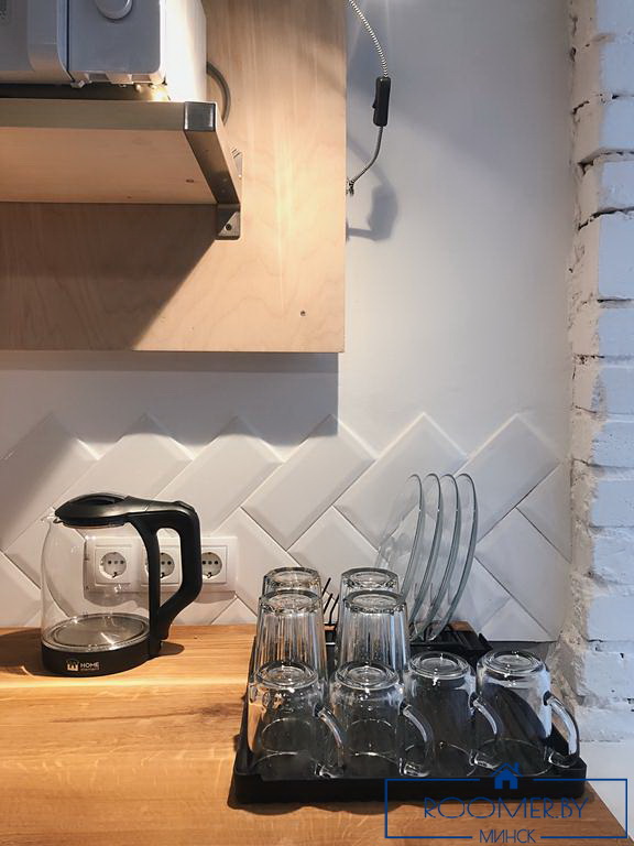 Квартира на сутки в Минске возле метро Институт Культуры кухня