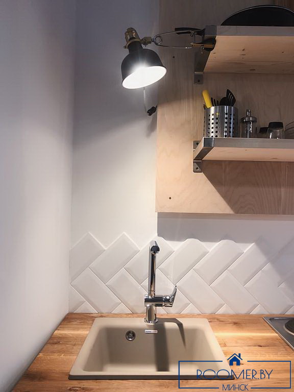 Квартира на сутки в Минске возле метро Институт Культуры кухня