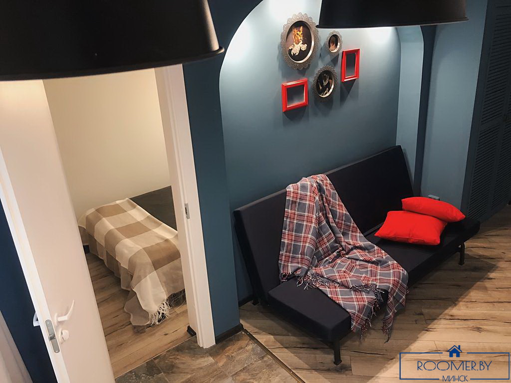 Квартира на сутки в Минске возле метро Институт Культуры гостиная