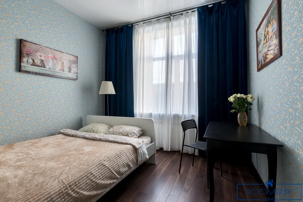 Квартира на сутки в Минске возле метро Институт Культуры спальня