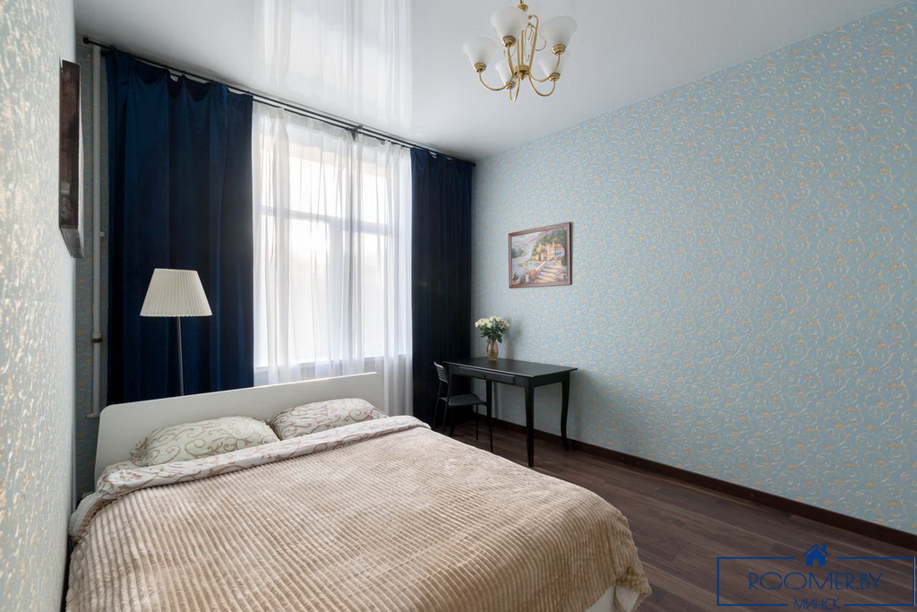 Квартира на сутки в Минске возле метро Институт Культуры спальня