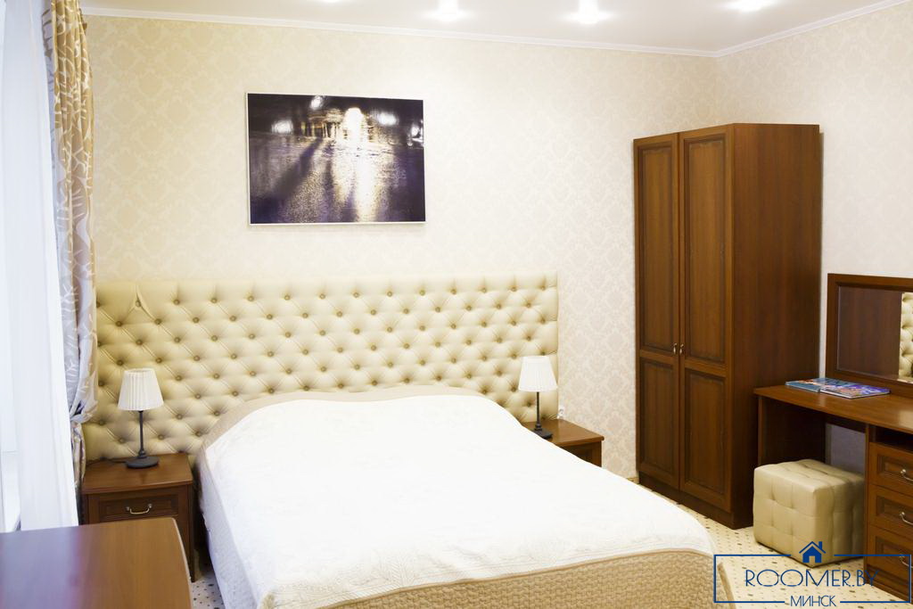 Квартира на сутки в Минске рядом с метро Институт Культуры спальня