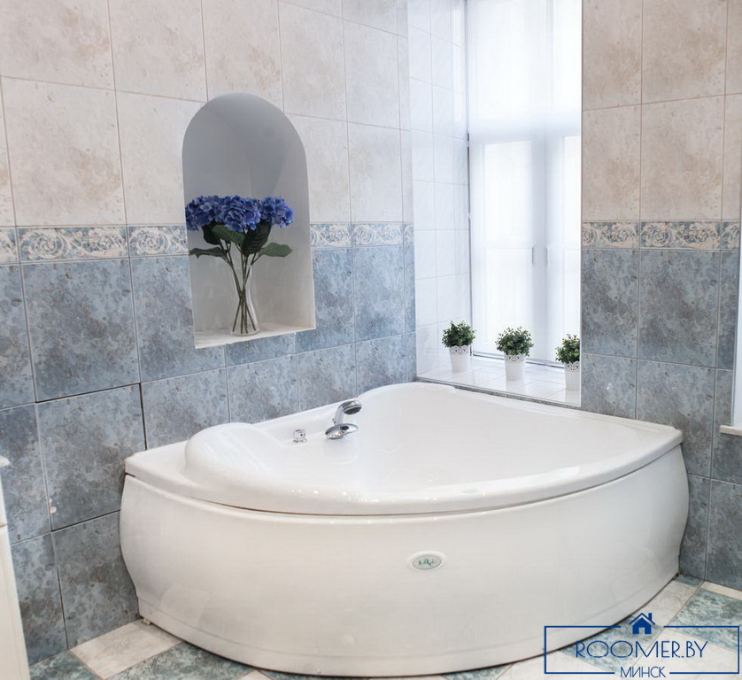 Квартира на сутки в Минске возле метро Институт Культуры ванна