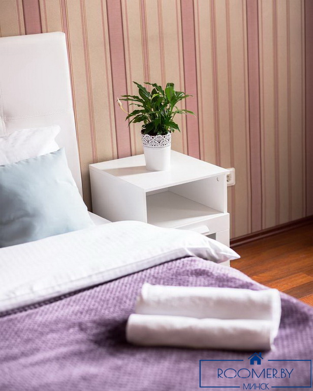 Квартира на сутки в Минске возле метро Институт Культуры спальня