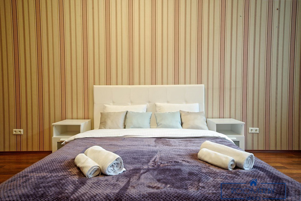 Квартира на сутки в Минске возле метро Институт Культуры спальня