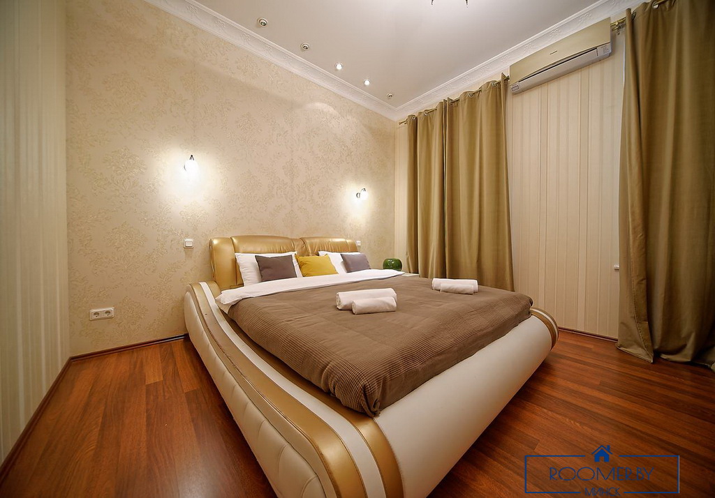 Квартира на сутки в Минске возле метро Институт Культуры спальня