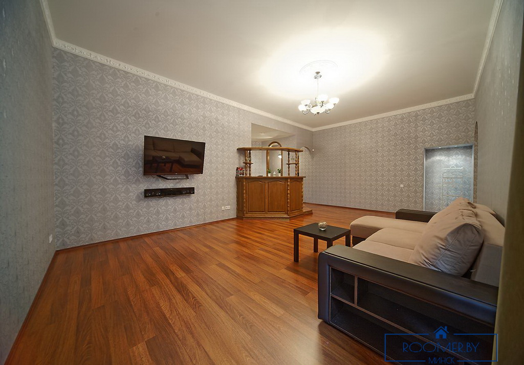 Квартира на сутки в Минске возле метро Институт Культуры гостиная