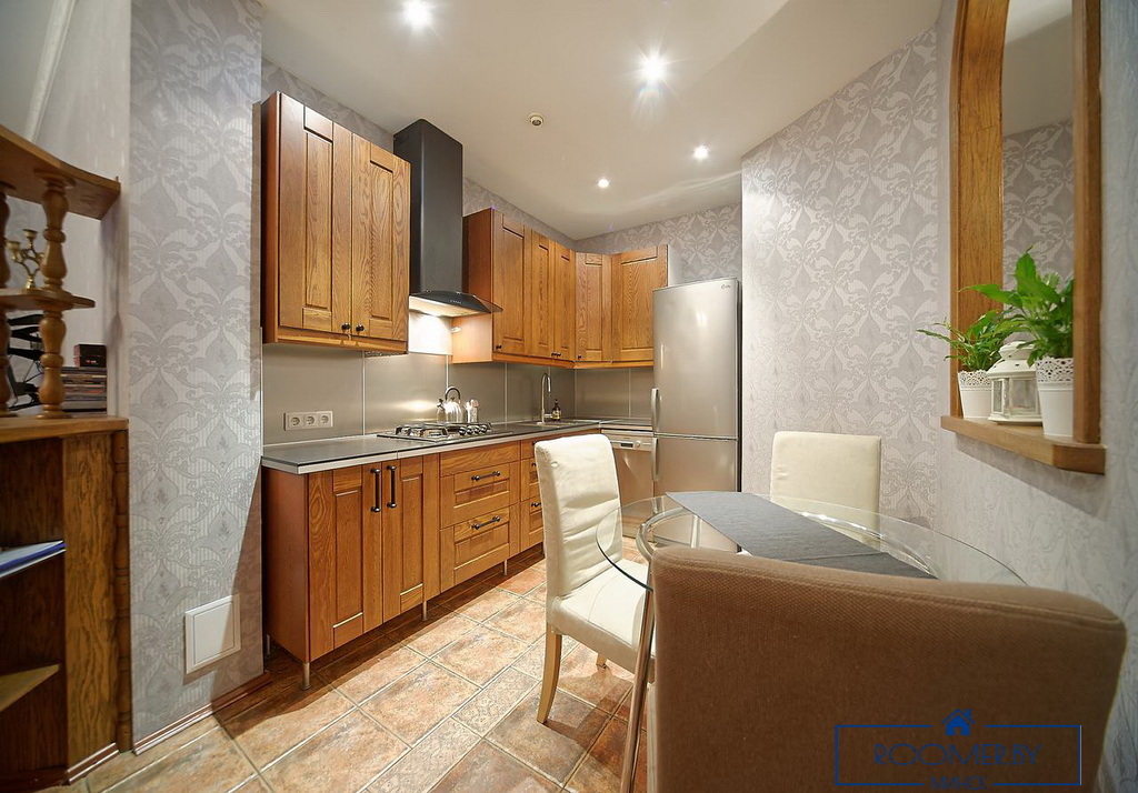 Квартира на сутки в Минске возле метро Институт Культуры кухня