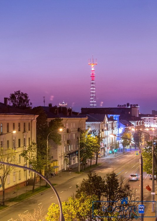 Квартира на сутки в Минске на улице Козлова, 19 вид на город