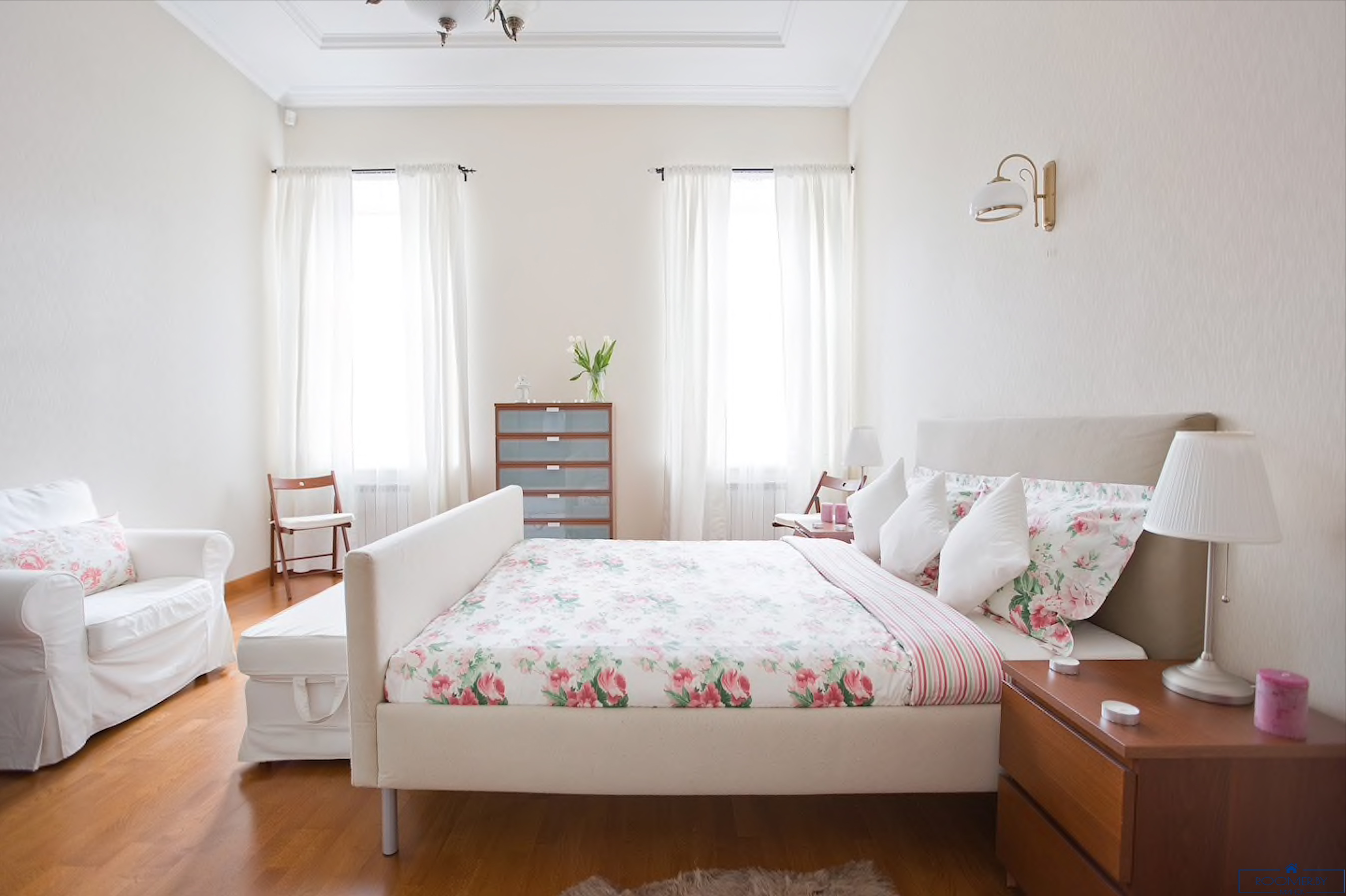 Четырехкомнатная квартира на сутки Минск Броневой переулок, 10 спальня