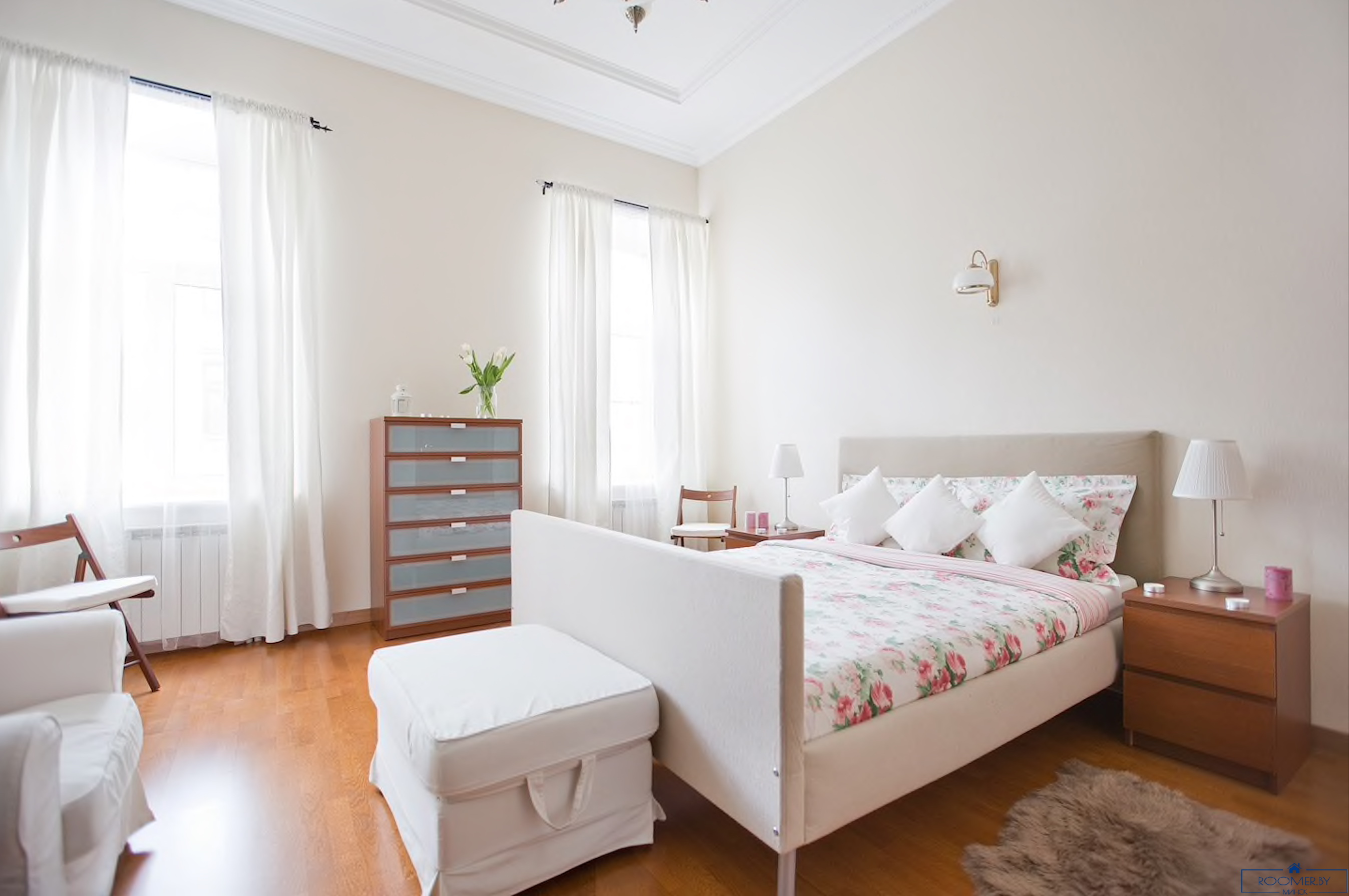 Четырехкомнатная квартира на сутки Минск Броневой переулок, 10 спальня