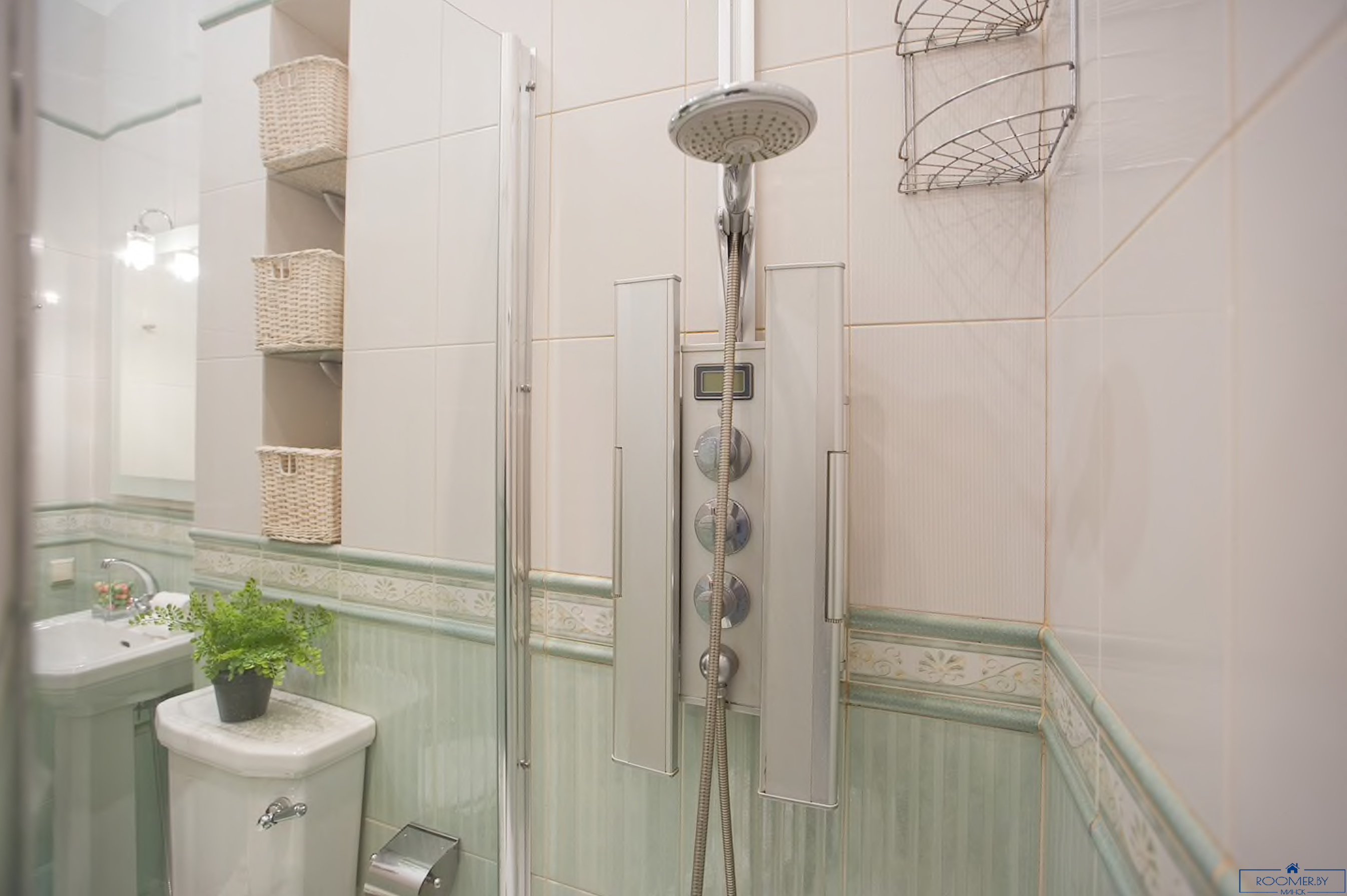 Четырехкомнатная квартира на сутки Минск Броневой переулок, 10 ванна