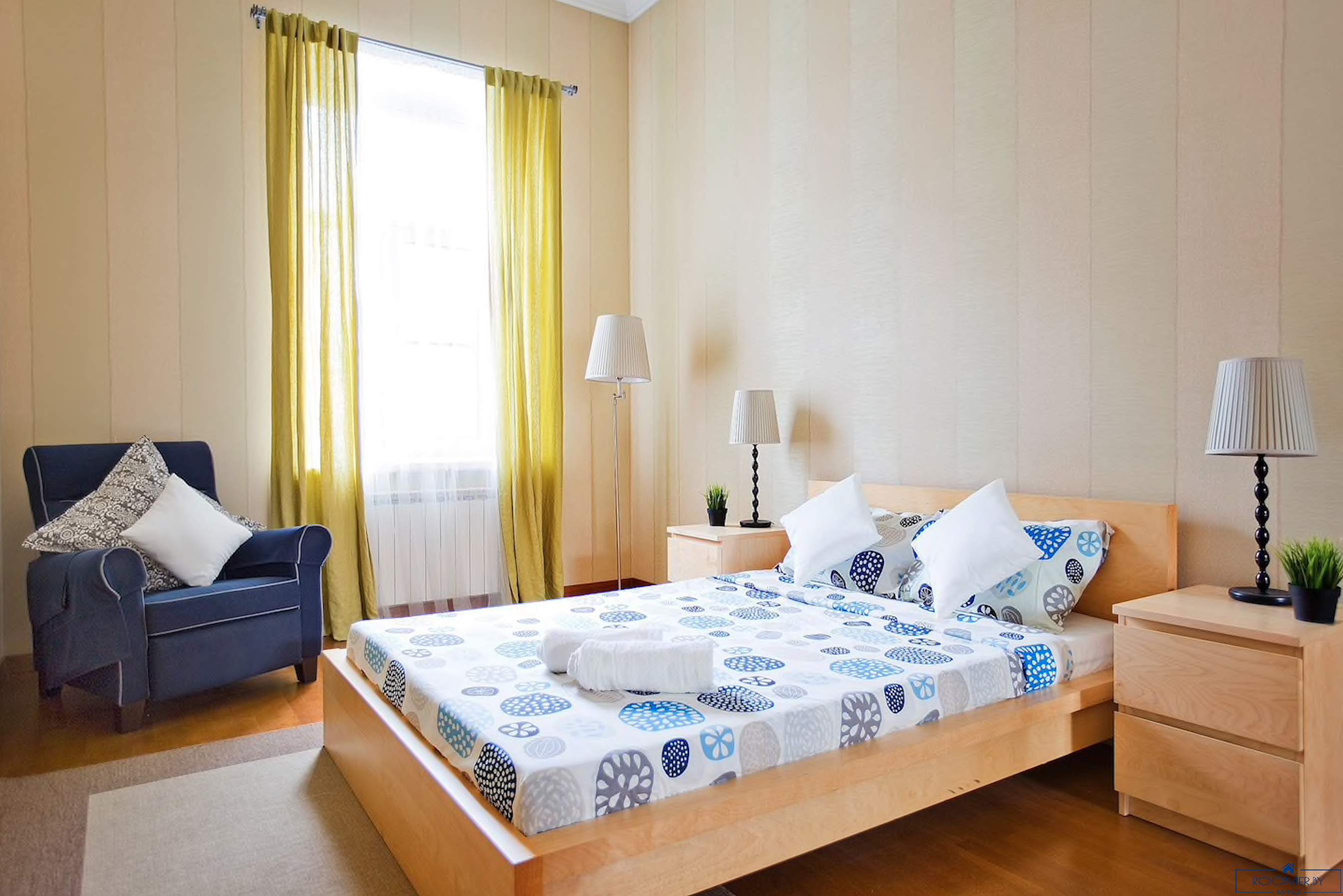 Четырехкомнатная квартира на сутки Минск Броневой переулок, 10 спальня