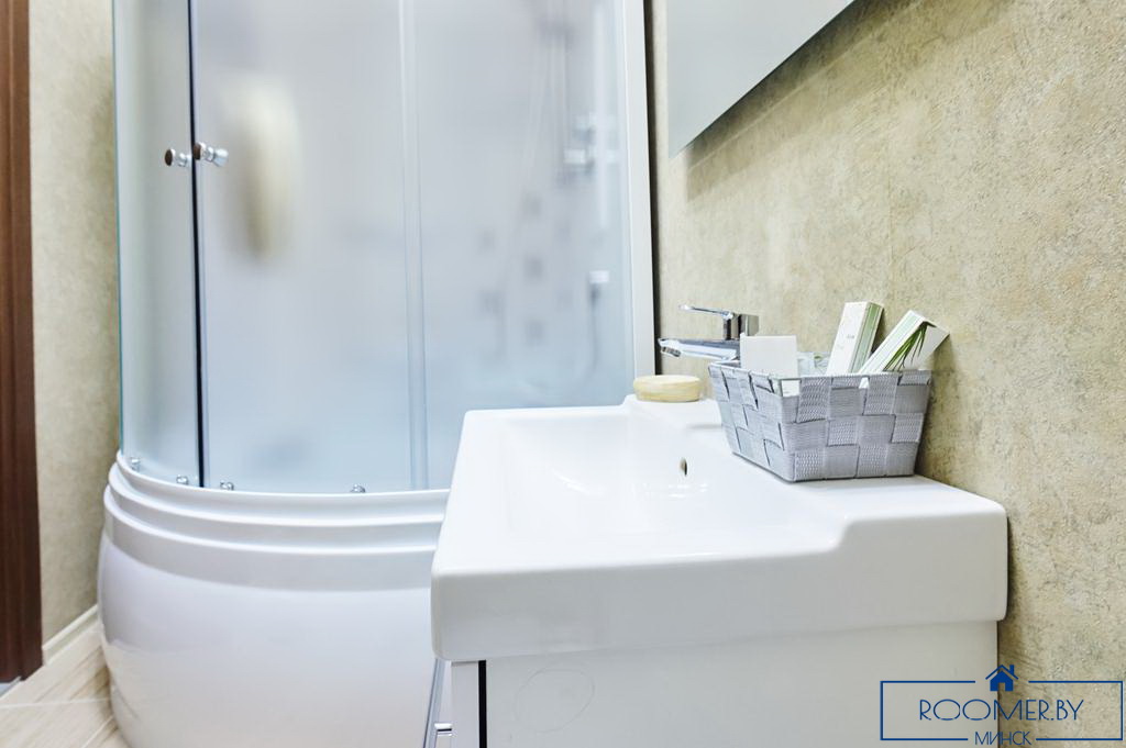 Двухкомнатная квартира на сутки в Минске Грибоедова ванна