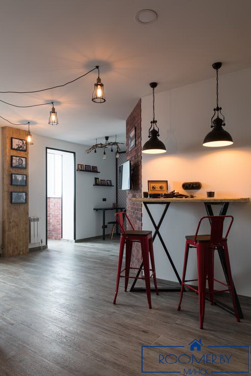 Однокомнатная квартира на сутки в Минске Захарова кухня