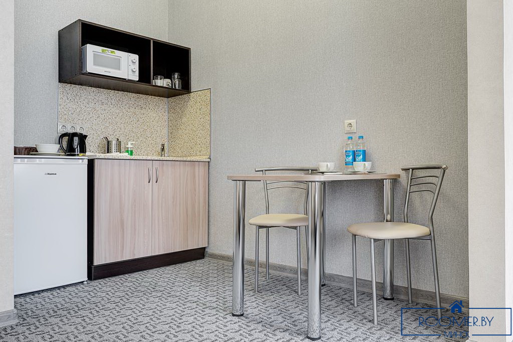 Однокомнатная квартира на сутки Минск Козлова кухня