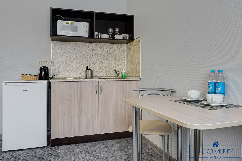 Однокомнатная квартира на сутки Минск Козлова кухня