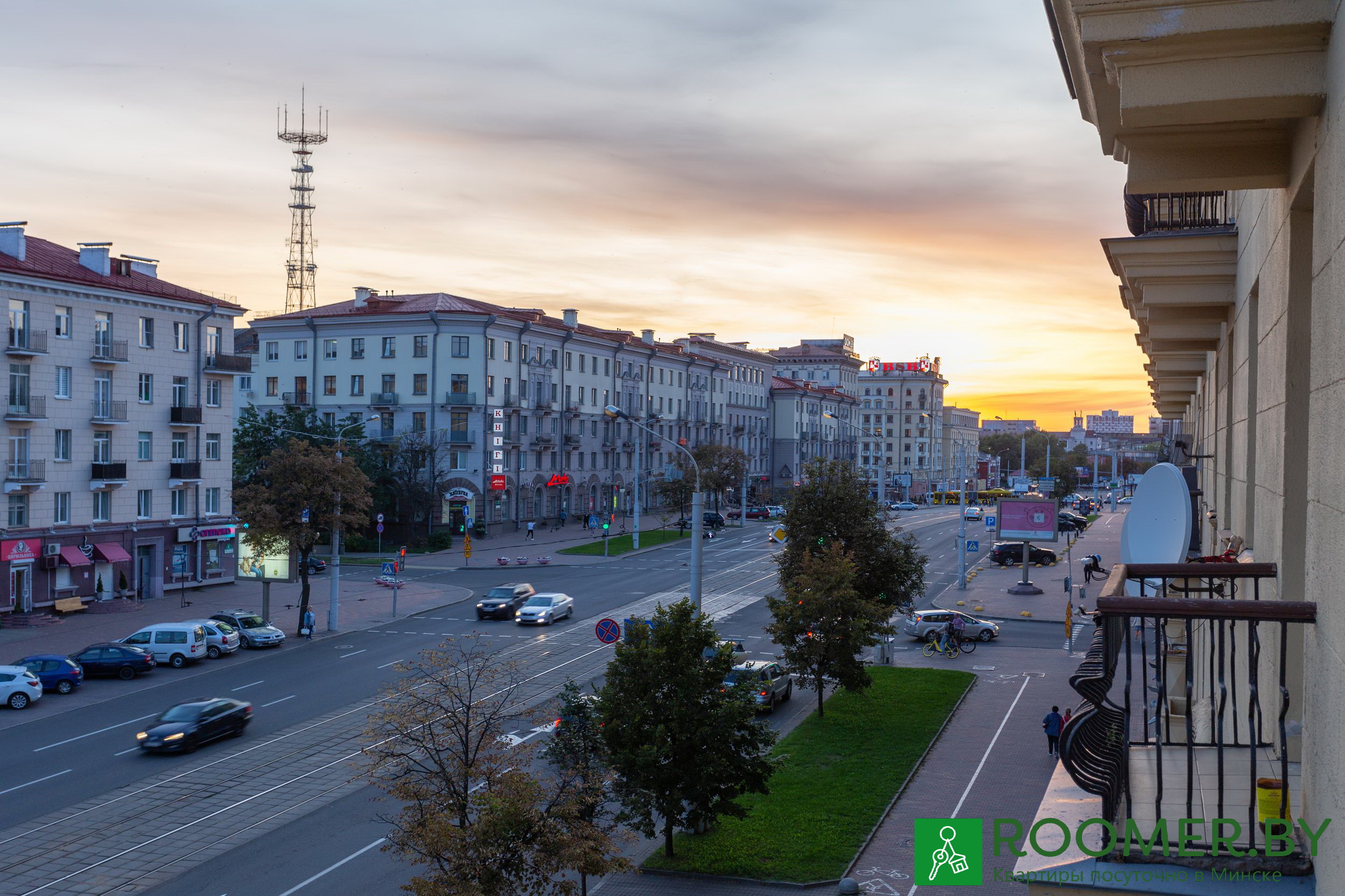 Двухкомнатная квартира в Минске на сутки Козлова, 7 