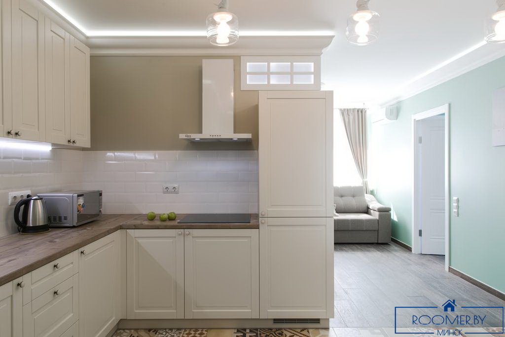 Двухкомнатная квартира посуточно Минск Броневой кухня