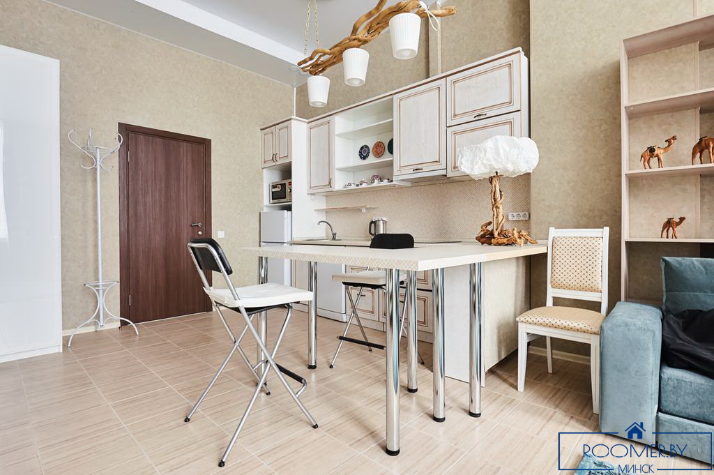 Двухкомнатная квартира на сутки в Минске Грибоедова кухня