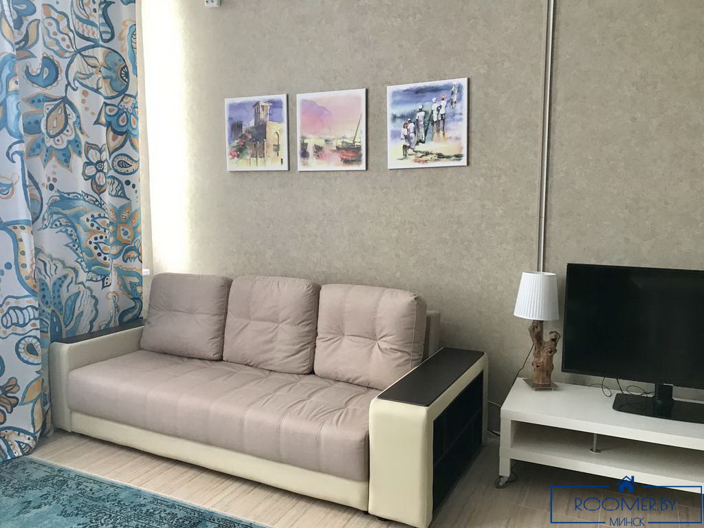 Двухкомнатная квартира на сутки в Минске Грибоедова спальня