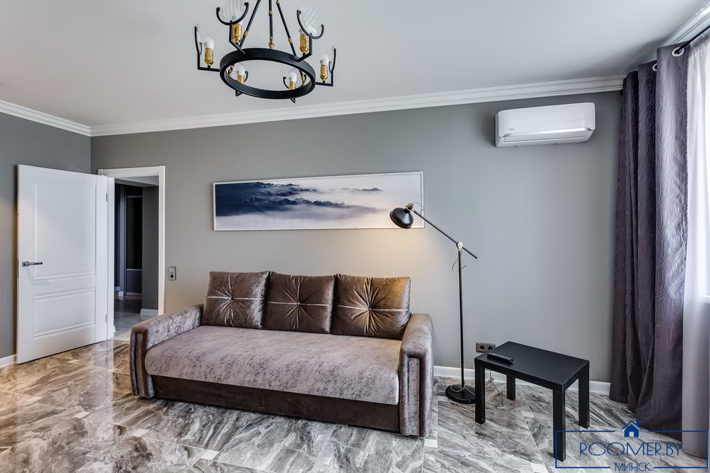 Двухкомнатная квартира на сутки Минске Захарова гостиная