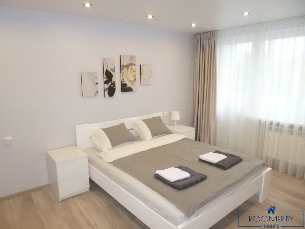 Квартира на сутки в Минске на улице Захарова, 24 спальня