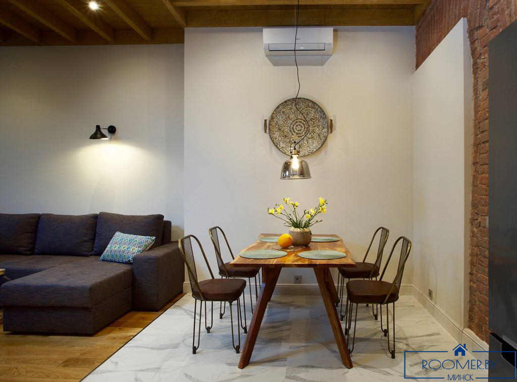 Квартира на сутки в Минске возле метро Площадь Победы гостиная