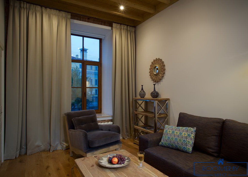 Квартира на сутки в Минске возле метро Площадь Победы гостиная