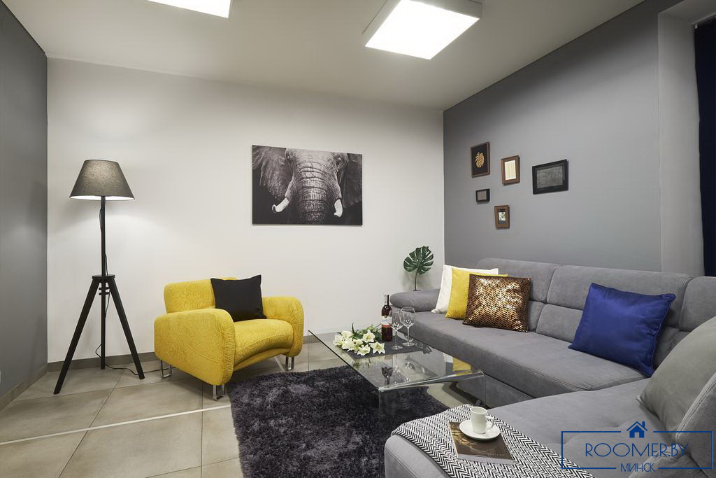 Квартира на сутки в Минске на проспекте Независимости, 78 гостиная