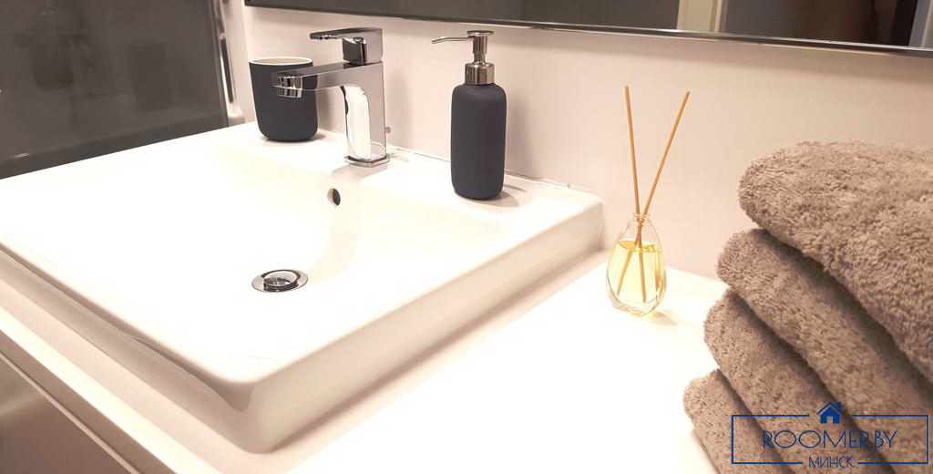 Квартира на сутки в Минске на проспекте Независимости, 75 ванная комната