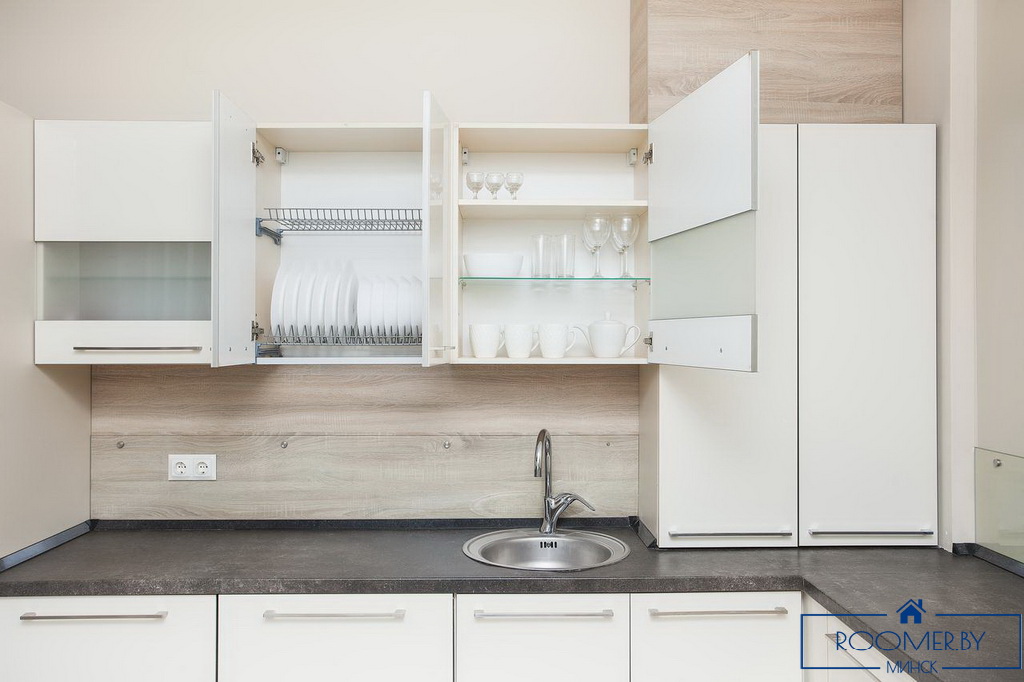 Квартира на сутки в Минске на улице Мстислава, 20 кухня