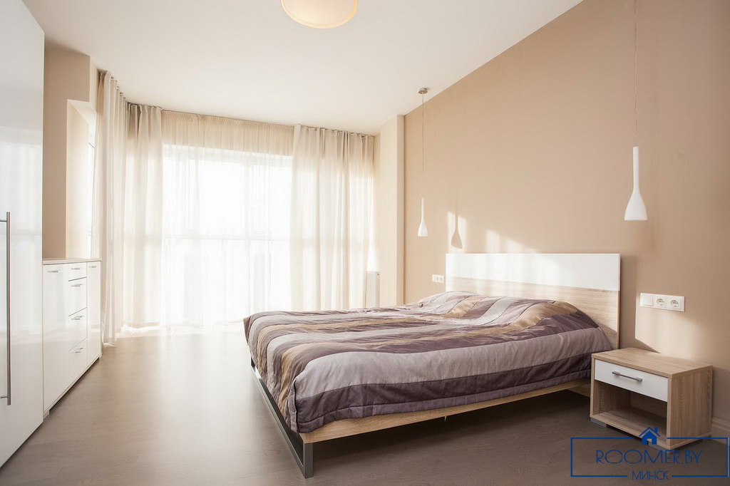 Квартира на сутки в Минске на улице Мстислава, 20 спальня