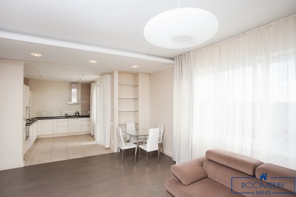 Квартира на сутки в Минске на улице Мстислава, 20 гостиная