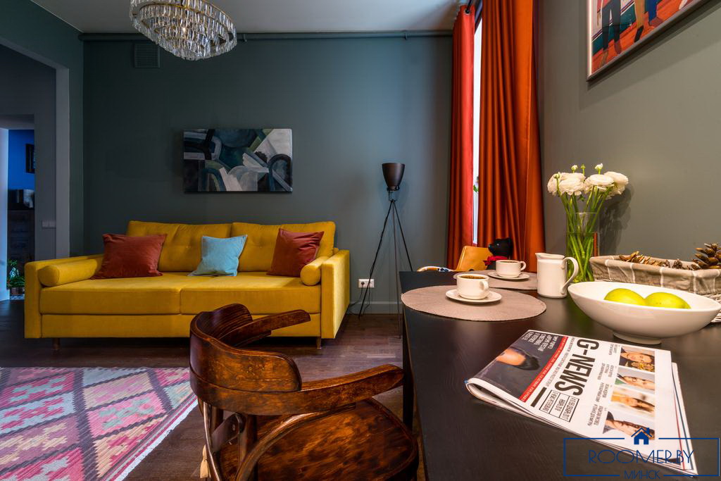 Квартира на сутки в Минске проспект Независимости, 74 гостиная