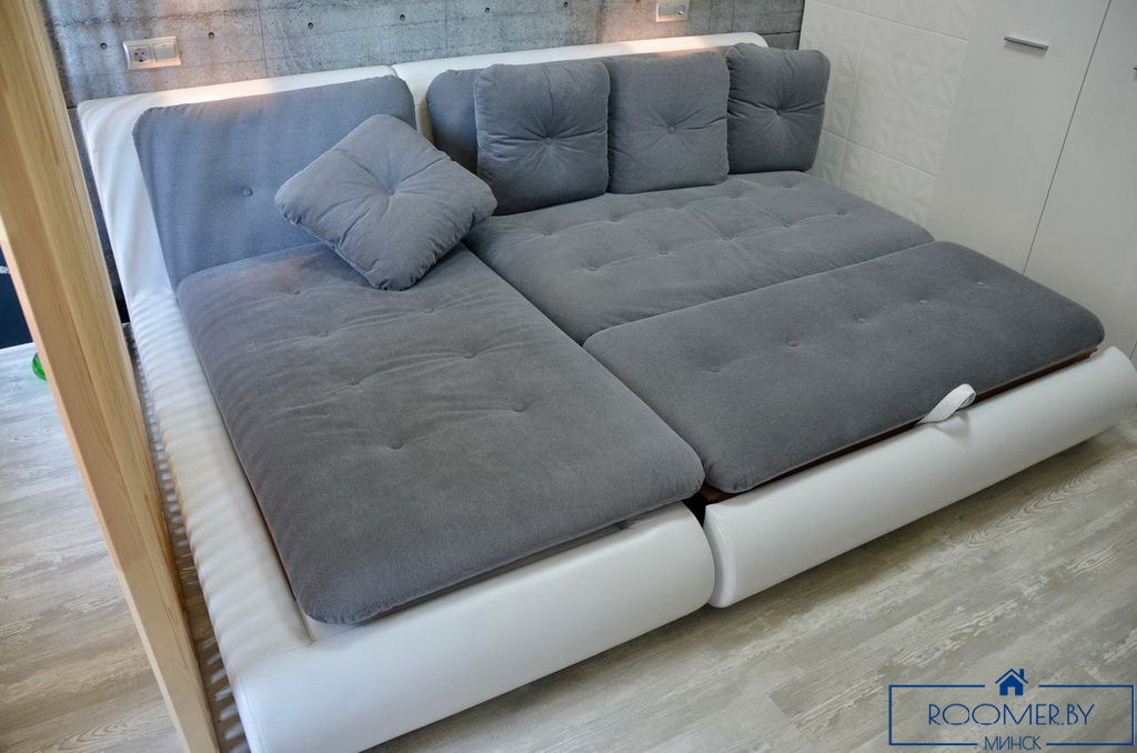 Квартира на сутки в Минске возле метро Академия наук гостиная