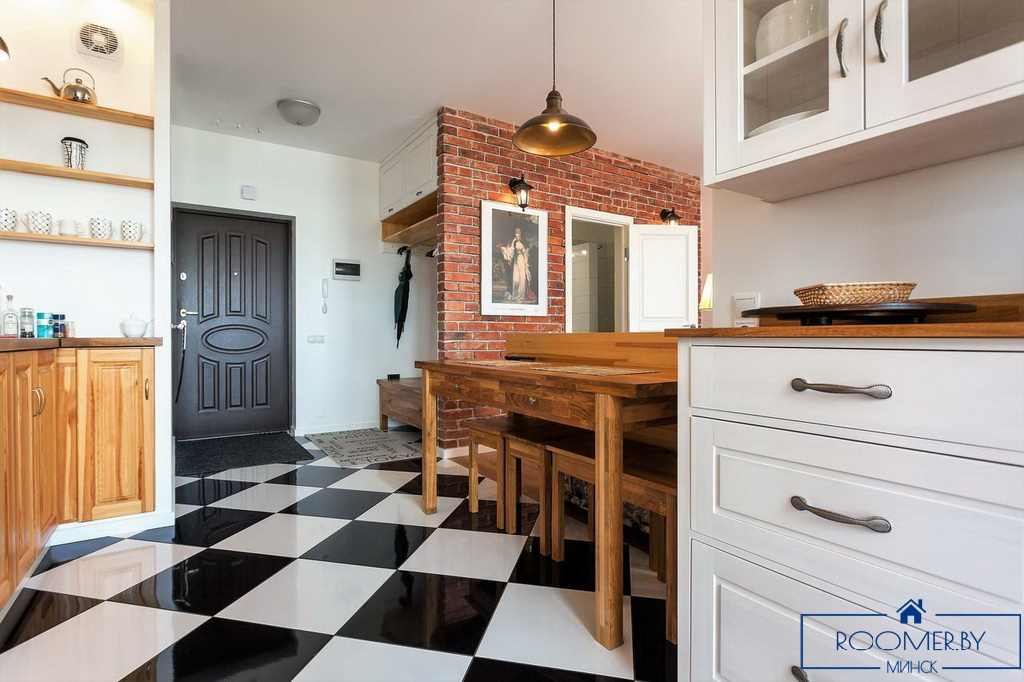Квартира на сутки в Минске на улице Мстиславца, 22 кухня