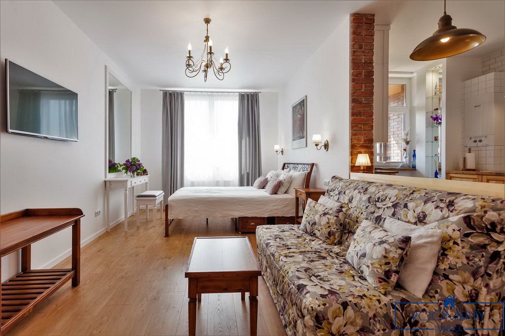 Квартира на сутки в Минске на улице Мстиславца, 22 гостиная