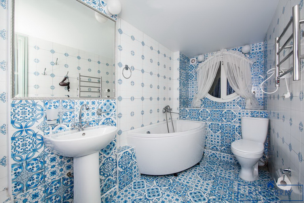 Квартира на сутки в Минске возле метро Академия Наук ванна