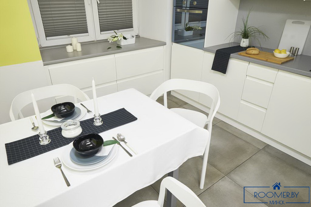 Квартира на сутки в Минске на проспекте Независимости, 78 кухня