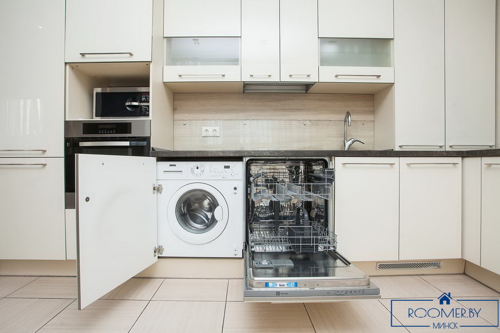 Квартира на сутки в Минске на улице Мстислава, 20 кухня