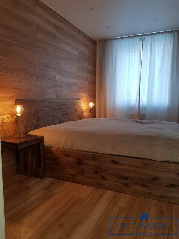 Трехкомнатная квартира на сутки Мстиславца спальня