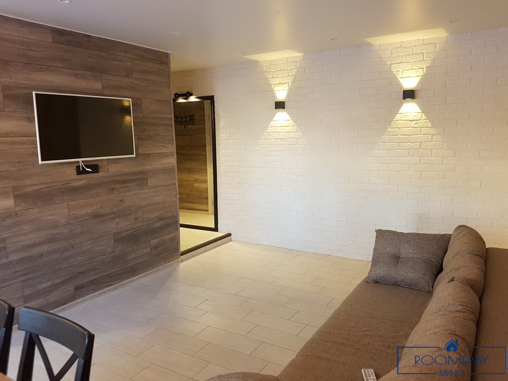 Трехкомнатная квартира на сутки Мстиславца гостиная