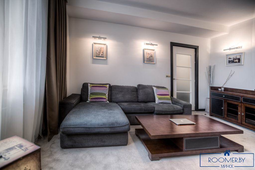 Квартира на сутки в Минске на бульваре Мулявина, 5 гостиная