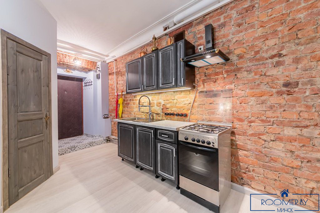 Квартира на сутки в Минске возле метро Площадь Якуба Коласа кухня