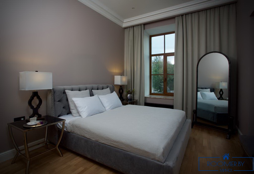 Квартира на сутки в Минске возле метро Площадь Якуба Коласа спальня