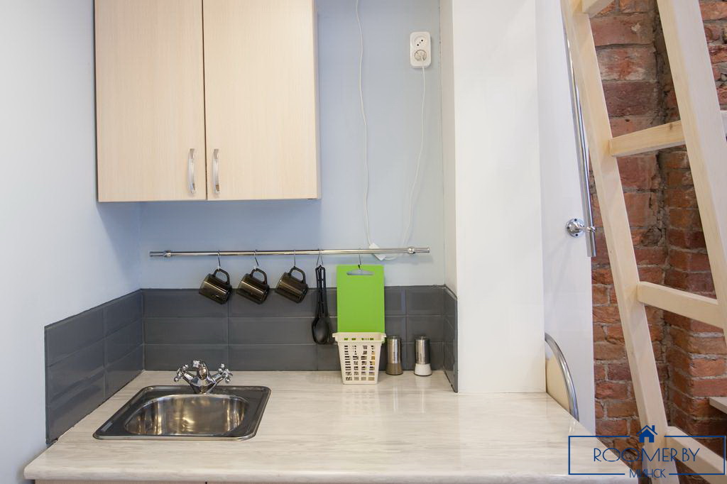 Однокомнатная квартира по адресу проспект Независимости, 37 кухня