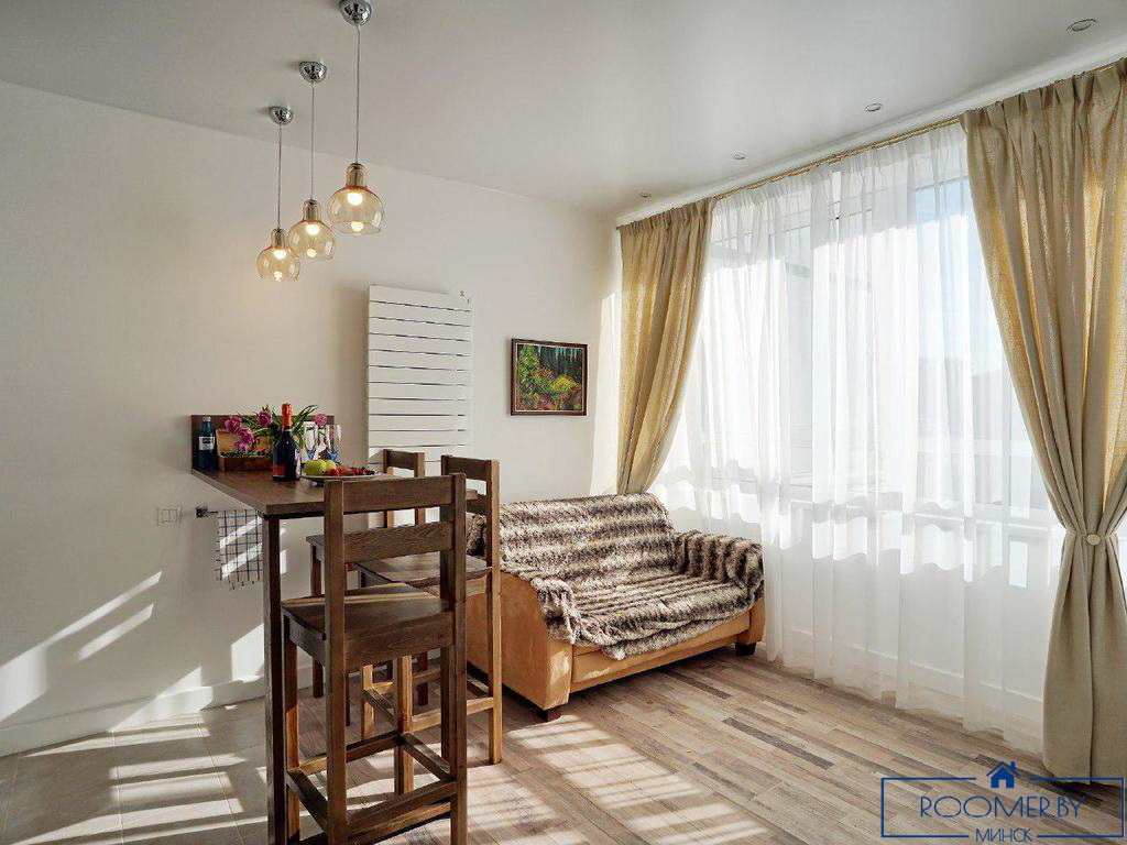 Квартира на сутки в Минске возле метро Площадь Якубы Коласа гостиная